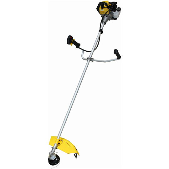 Триммер бензиновый, Eurolux, TR-1900T, 70/2/18, 3.4 л.с., 52 куб.см, 2500 Вт, U-ручка, леска/нож, неразборный вал