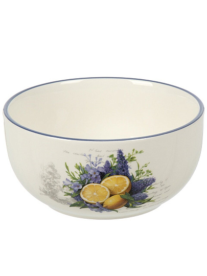 Салатник доломит, круглый, 13.7х6.6 см, 0.58 л, Лаванда, Daniks