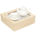 Набор чайный керамика, 13 предметов, на 6 персон, 220 мл, Balsford, Грация, 101-01022, подарочная упаковка