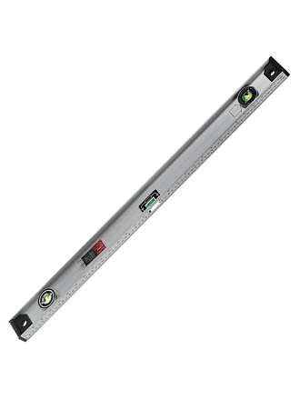 Уровень алюминий, 800 мм, 2 глазка + 1 поворотный, линейка, рельс, серебристый, Bartex, №0021, HJ-82D