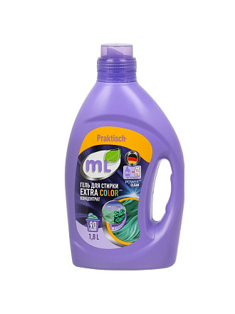 Гель для стирки Meine Liebe, 1.8 л, для цветных тканей, Extra Color, концентрат