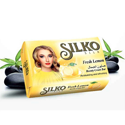 Мыло Silko Silk, Свежий лимон, 140 г