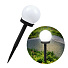 Светильник садовый Ultraflash, SGL-003, на солнечной батарее, грунтовый, шар, матовый - фото 2