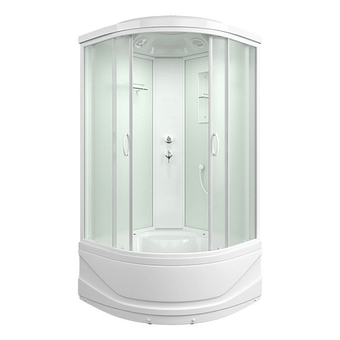 Душевая кабина 100х100х215 см, Mirwell, MR3510TP-C3-RUS