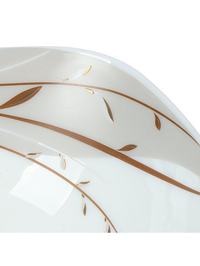 Салатник стеклокерамика, квадратный, 20х6.5 см, 1.2 л, Орфей, Daniks, FFW-90-130303/291902/NFW90T