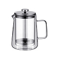 Френч-пресс 0.8 л, стекло, нержавеющая сталь, Regent Inox, Linea Franсo, 93-FR-38-01-800