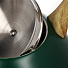 Чайник нержавеющая сталь, 3 л, со свистком, матовый, с силиконовым покрытием под дерево, Daniks, Emerald, индукция, изумрудный, MSY-079E - фото 4