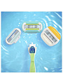 Станок для бритья Gillette, Venus Embrace, для женщин, 1 сменная кассета - фото 6
