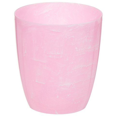 Горшок для цветов пластиковый Idea М 3175 Камелия, 0.7 л, розовый