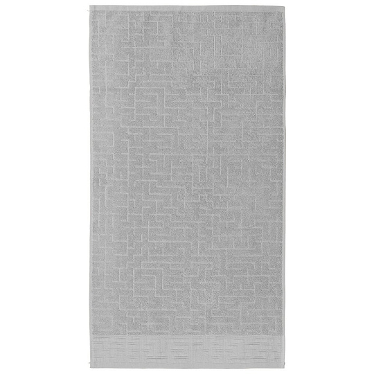 Полотенце банное 70х140 см, 100% хлопок, 540 г/м2, Dobby Mdm, Anilsan, светло-серое, Турция, 108070140