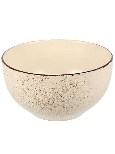Салатник керамика, круглый, 14.5х7.5 см, 0.68 л, OH!SPLASH, Domenik, DMD184, бежевый