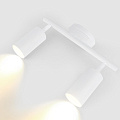 Светильник на основании General Lighting Systems, Башня, 50 Вт, GU10, на 2 лампочки, IP20, d5.5х10х10 см, Спот, белый, 661830 - фото 2