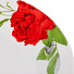 Тарелка обеденная, керамика, 20 см, круглая, Алая роза, Daniks, 19-291# - фото 3
