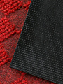 Коврик придверный, 40х60 см, прямоуг, 100% полиэстер, влаговпит, бордо., ромб, Жаккард , HP-203 - фото 4