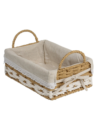 Корзина плетеная, прямоугольная, 25*17*9 см, Y4-9660