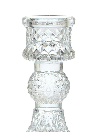Подсвечник декоративный стекло, 2 свечи, 8х10 см, HouseLoft