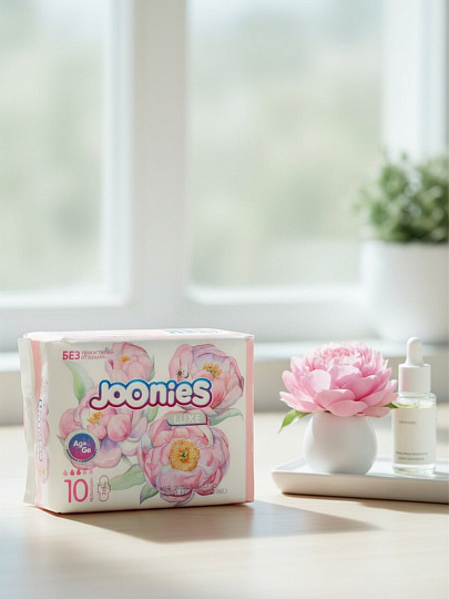 Прокладки женские Joonies, Luxe, дневные, 10 шт, ультракороткие