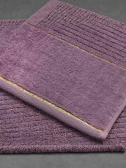 Полотенце банное 70х140 см, 100% хлопок, 500 г/м2, Оксфорд, пыльно-сиреневое, Узбекистан, 5311570140