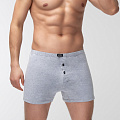 Трусы для мужчин, Omsa, OmB 1242, боксеры, серый меланж, L, 48