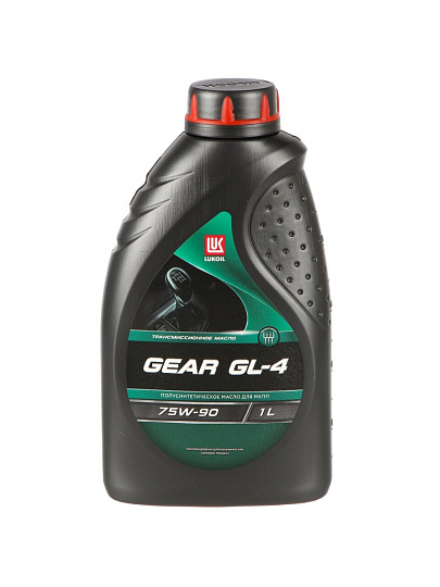 Масло трансмиссионное полусинтетическое, 75W90, Лукойл, GEAR GL-4, 1 л, 3590970