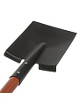 Лопата штыковая, сталь, 1.5х170х1200 мм, черенок дюралюминиевый, Kopper Tools, ФИ.093, дамская прямоугольная - фото 2