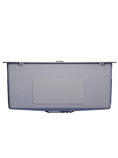 Мойка кухонная врезная, Mixline, Pro, нержавеющая сталь, 500х500х200 мм, 3 мм, выпуск 3 1/2", с сифоном, Нано декор, сатин