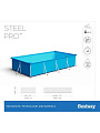 Бассейн каркасный Bestway, 400х211х81 см, Steel Pro, 56405, 5700 л - фото 6