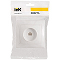 Розетка компьютерная скрытой установки, 1 гнездо, пластик, IP20, белая, IEK, РК10-КБ Кварта, EKK10-K01-DM - фото 2