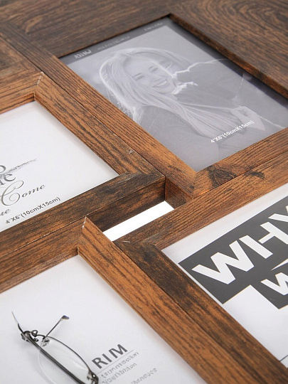 Фоторамка-коллаж на 8 фото, 45х46 см, фото 10х15 см, МДФ, Y4-6746