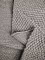 Плед 1.5-спальный, 127х170 см, вязаный, 100% полиэстер, Silvano, Теплые объятия, серый, однотонный, A120042 - фото 5