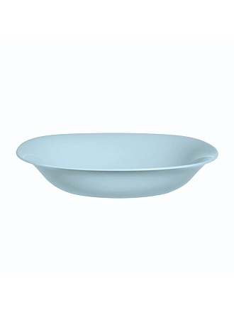 Тарелка суповая, стеклокерамика, 21 см, квадратная, Carine Paradise Blue, Luminarc, V5836