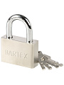 Замок навесной BARTEX стальной 60мм Никель, антикоррозионное покрытие, блистер, 4 ключа, 504670 - фото 2