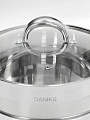 Кастрюля нержавеющая сталь, 16 л, крышка стекло, Daniks, Общепит, SD-6BP-16, индукция - фото 9