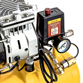 Компрессор DLS650/10 безмаслянный малошумный 650 Вт, 120 л/мин,ресивер 10 л, Denzel, 58021 - фото 3