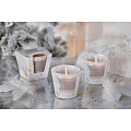 Свеча ароматизированная, 8х9 см, в стакане, Bartek Candles, Ангельские крылья - фото 3
