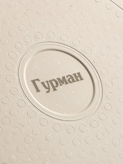 Кастрюля алюминий, антипригарное покрытие, 3 л, крышка стекло, Гурман, Pollen light, ГМк303 ПЛИ, индукция