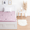 Простыня на резинке LoveLife 160*200*25см, &amp;quot;Нежность&amp;quot;, 100% хлопок, сатин, 125г/м² 6881697