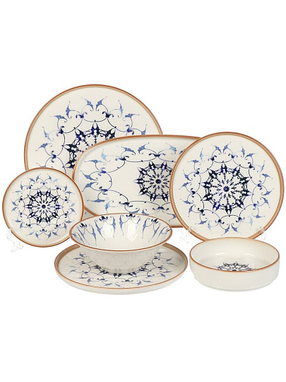 Блюдо фарфор, овальное, 34 см, Reflect, Pioli, 11AP34 PL Reflect