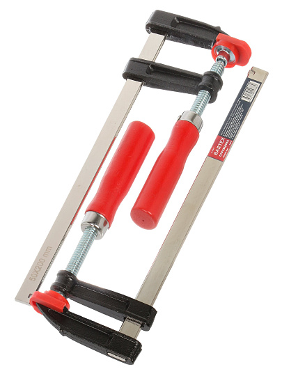 Струбцина F-образная, 200 мм, 50 мм, 2 шт, Bartex