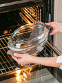 Кастрюля стекло, 4.1 л, 20х33ъ13 см, овальная, Pyrex, Slow cook, 459BC/SB