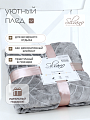 Плед евро, 200х220 см, велсофт жаккард, 100% полиэстер, Silvano, Grazia, серый, 200/002-GRAZ/LA - фото 5