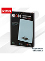 Весы кухонные электронные, стекло закаленное, Rion, платформа, точность 1 г, до 5 кг, LCD-дисплей, белые, BB-K08 - фото 5