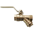 Кран для воды, 3/4&amp;quot;, г-г, латунь, ручка, с фильтром, STI
