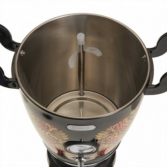 Самовар электрический Яромир, Рябина ЯР-1802, 4 л, 2300 Вт, скрытый нагревательный элемент, металл