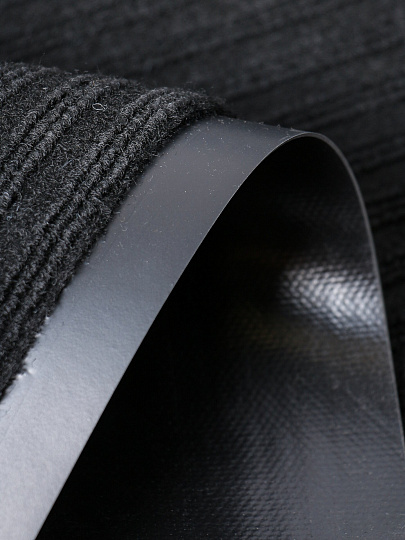 Коврик грязезащитный, 120х180 см, прямоугольный, резина, с ковролином, черный, Floor mat, ComeForte, XTL-7001