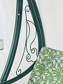 Качели садовые 3-местные, 198х115х176 см, 250 кг, Green Days, с москитной сеткой, зеленые, LG5400M-dp2, металл - фото 6