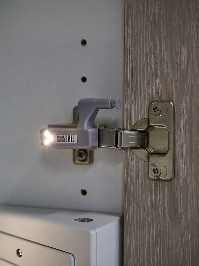 Светильник светодиодный, Uniel, ULK-C02 23A GREY SET2, 4000 К, IP20, 7х4х2 см, на петлю в кух. шкаф, серый, UL-00008933