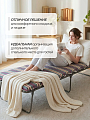 Раскладушка 194х79х41 см, 120 кг, Верона, мягкая, сталь, ламели, матрас в комплекте, поролон, в ассортименте - фото 6