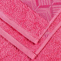 Полотенце банное 50х90 см, 100% хлопок, 450 г/м2, Греция, розовое, Узбекистан - фото 5