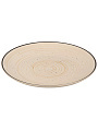 Тарелка обеденная керамика, 27 см, круглая, Фьюжен Миели, Elrington, 225-27021, бежевая - фото 3